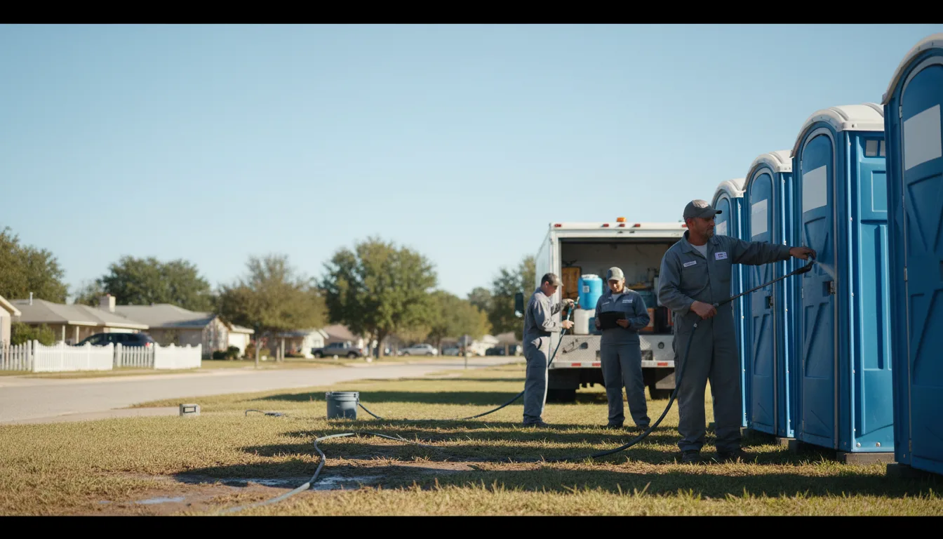 Long-Term Portable Toilet Rental in Pekin, IL near me